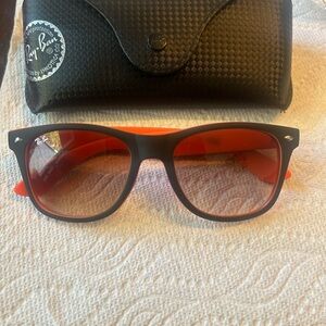 Ray-Ban Black and Red Sunglasses